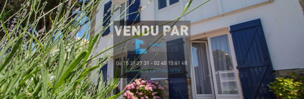 Façade villa La Baule Les Pins